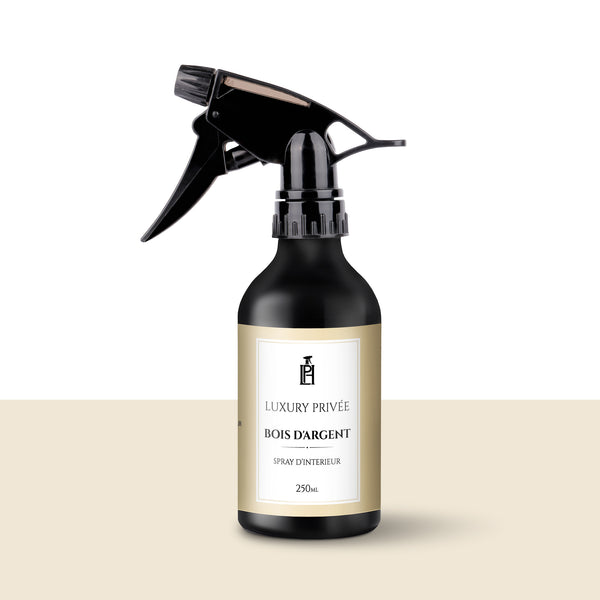 LUXURY PRIVÉE BOIS D’ARGENT – Parfum d’Ambiance 250 ML / 100 ML | Fragrance boisée chyprée élégante