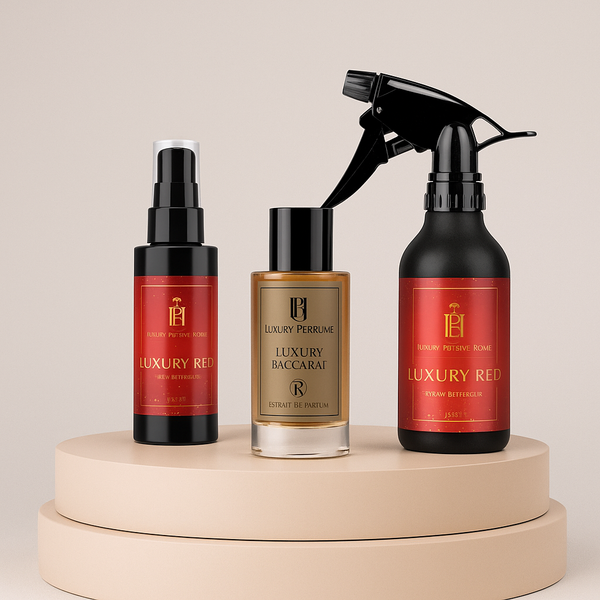 Luxury Baccarat – Parfum Mixte au choix : Corps, Maison, Voiture ou Coffret Cadeau