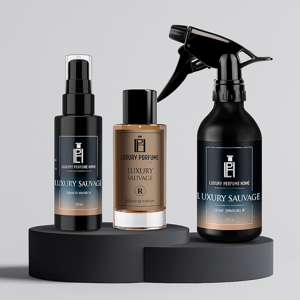 Luxury Sauvage – Parfum Homme au choix : Corps, Maison, Voiture ou Coffret Cadeau