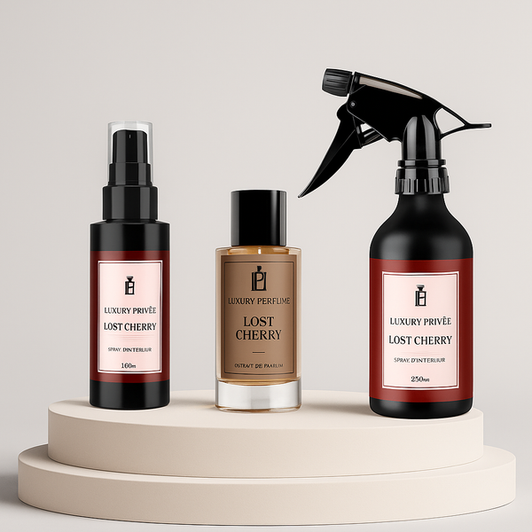Luxury Lost Cherry – Parfum Mixte au choix : Corps, Maison, Voiture ou Coffret Cadeau